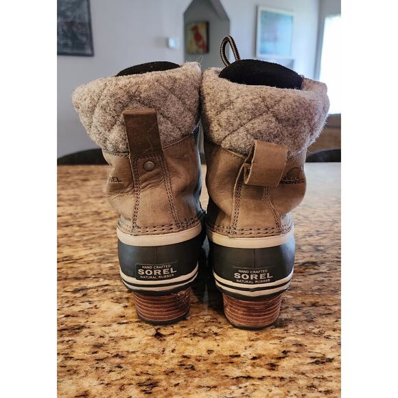 Sorel Women’s Slimpack Lace II Boot‎ Womens size 7 Brown Black Snow Winter - Picture 3 of 6